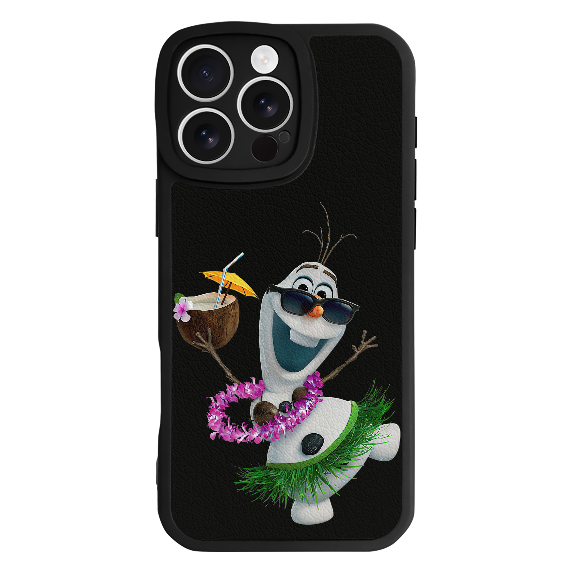 （画像用） アナと雪の女王 アンナ エルサ Frozen Anna Elsa 【iPhone 16シリーズ対応】シリコンスマホケース（レザー調） 材質：シリコン